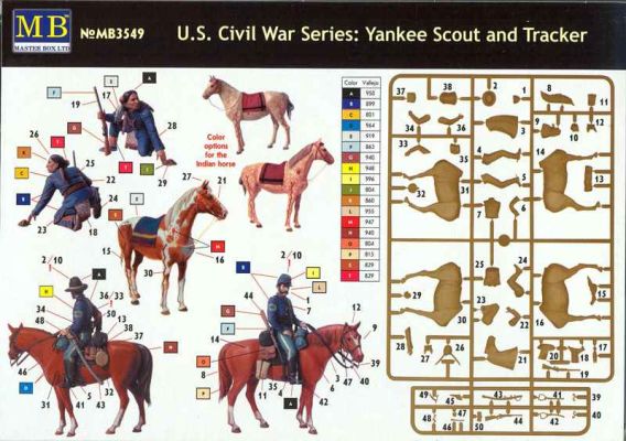 &quot;U.S. Civil War Series: Yankee Scout and Tracker&quot; детальное изображение Фигуры 1/35 Фигуры