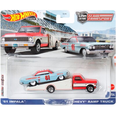 HOT WHEELS Collector's '61 Impala and '72 Chevy Ramp Truck FLF56/HKF40 детальное изображение Hot Wheels 
