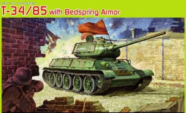 T-34/85 w/Bedspring Armor детальное изображение Бронетехника 1/35 Бронетехника