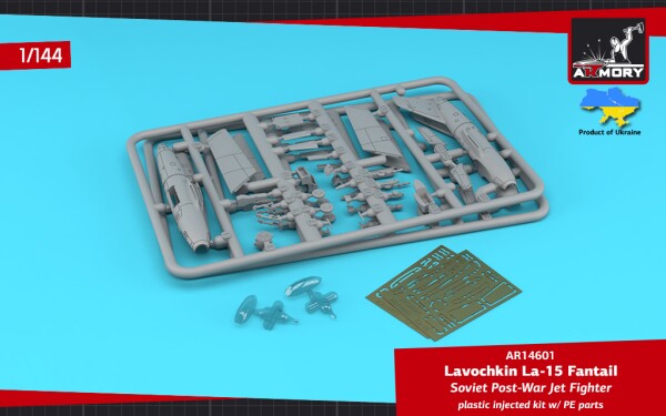 Сборная модель 1/144 Советский реактивный истребитель Ла-15 «Фантэйл» Armory Models Group 14601 детальное изображение Самолеты 1/144 Самолеты