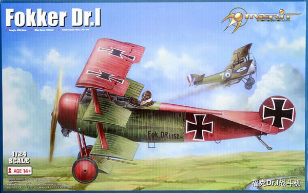 Fokker Dr.I детальное изображение Самолеты 1/24 Самолеты