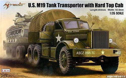 M19 Tank Transporter с Hard Top Cab детальное изображение Бронетехника 1/35 Бронетехника