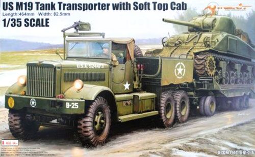 Збірна модель 1/35 автомобіль US M19 TANK TRANSPORTER ILoveKit 63502 детальное изображение Бронетехника 1/35 Бронетехника