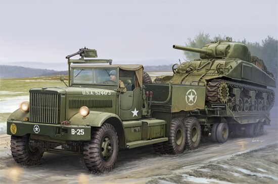 Scale model 1/35 American tank transporter M19 ILoveKit 63502 детальное изображение Автомобили 1/35 Автомобили