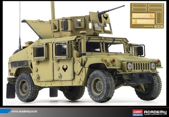 Scale model 1/35 Armored car HMMWV M1151 Hummer Academy 13415 детальное изображение Автомобили 1/35 Автомобили