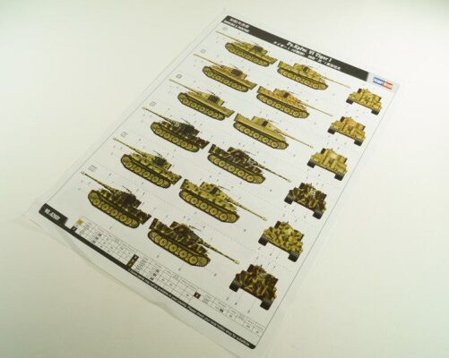 Збірна модель танка Pz.Kpfw. VI Tiger 1 детальное изображение Бронетехника 1/16 Бронетехника