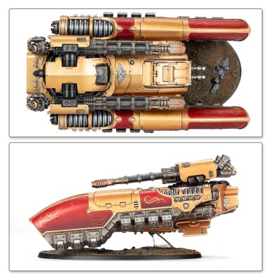 Ігровий набір Warhammer 40000 – HORUS HERESY: LEGIO CUSTODES – CALADIUS GRAV-TANK детальное изображение Ересь Хоруса WARHAMMER 40,000