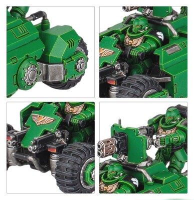 Ігровий набір Warhammer 40000 - COMBAT PATROL - SALAMANDERS детальное изображение Саламандры Космические Десантники