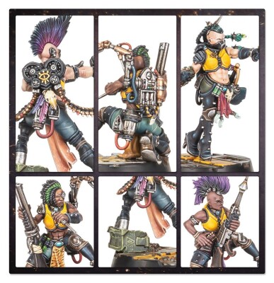 Игровой набор Warhammer - NECROMUNDA: ESCHER BLADES OF THE MATRIARCH детальное изображение Necromunda WARHAMMER 40,000