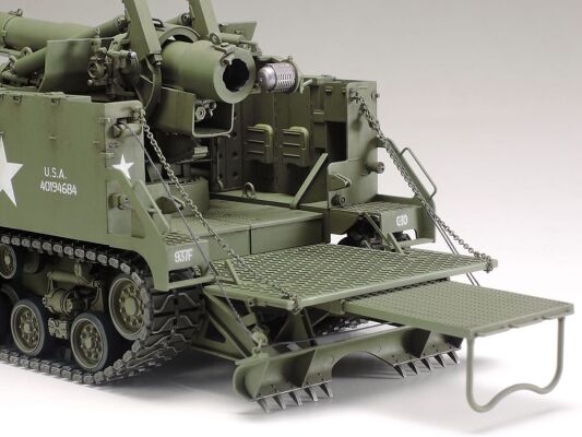 Збірна модель 1/35 Американська самохідна артилерійська машина M40 155MM Tamiya 35351 детальное изображение Артиллерия 1/35 Артиллерия