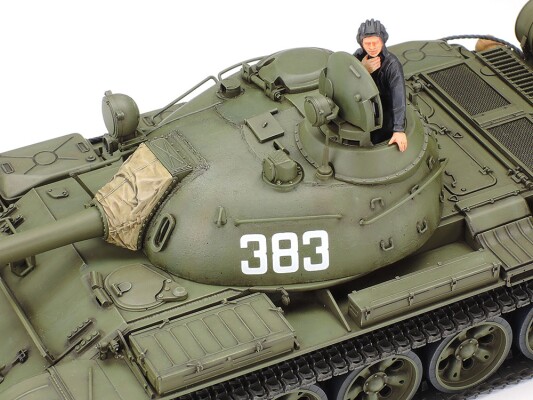 Збірна модель 1/35 Танк T-55A Tamiya 35257 детальное изображение Бронетехника 1/35 Бронетехника