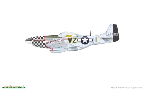 Scale model 1/48 Airplane P-51D Mustang Eduard 82102 детальное изображение Самолеты 1/48 Самолеты