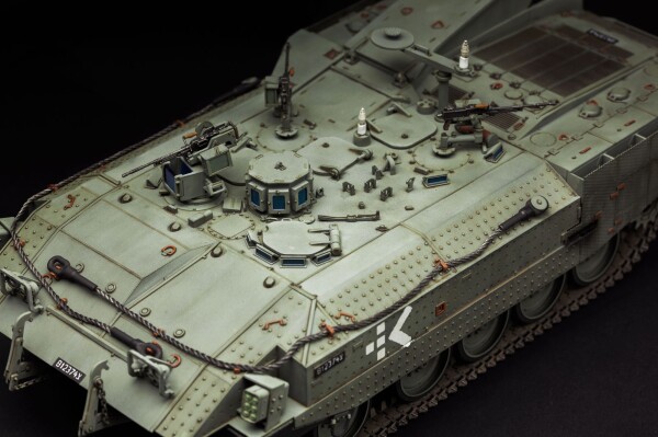 Scale model 1/35 Israeli heavy armored personnel carrier Ahzarit (late) Meng SS-008 детальное изображение Бронетехника 1/35 Бронетехника