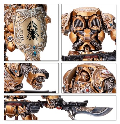 Ігровий набір Warhammer 40000 - HORUS HERESY: LEGIO CUSTODES - CUSTODIAN DREADNOUGHT детальное изображение Ересь Хоруса WARHAMMER 40,000