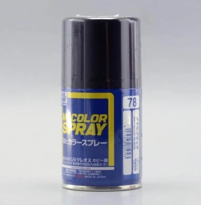 Аэрозольная краска Metal Black / Черный Металл Mr.Color Spray (100 ml) S78 детальное изображение Краска / грунт в аэрозоле Краски