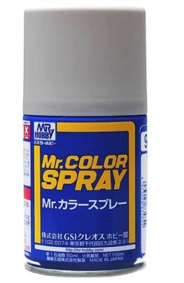 Аерозольна фарба Smoke Gray / Світло-Сірий Mr.Color Spray (100 ml) S97 детальное изображение Краска / грунт в аэрозоле Краски