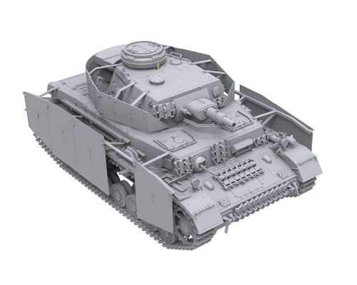 Assembled model 1/35 of the German tank PANZER IV F1 VORPANZER SCHUZEN 3 IN 1 Border Model BT-003 детальное изображение Бронетехника 1/35 Бронетехника