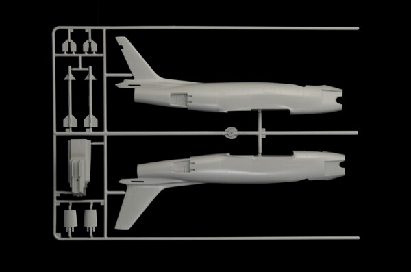 Scale model 1/48 Aircraft North American FJ-2/3 Fury Italeri 2811 детальное изображение Самолеты 1/48 Самолеты