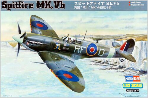 Збірна модель штурмовика Spitfire MK.Vb детальное изображение Самолеты 1/32 Самолеты