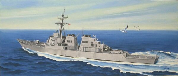 Сборная модель USS Arleigh Burke DDG-51 детальное изображение Флот 1/700 Флот