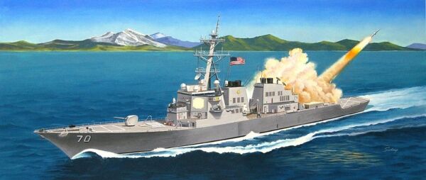 Сборная модель USS Hopper DDG-70 детальное изображение Флот 1/700 Флот