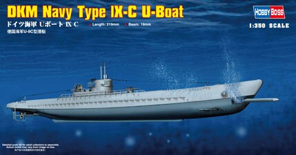 Збірна модель 1/350 Підводний човен DKM Navy типу lX-C HobbyBoss 83508 детальное изображение Подводный флот Флот