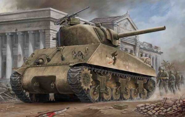 Американський танк M4A3 детальное изображение Бронетехника 1/48 Бронетехника