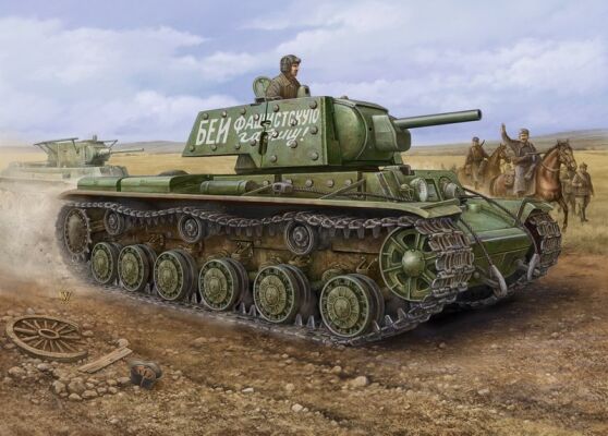 Russian KV -1'S Ehkranami tank детальное изображение Бронетехника 1/48 Бронетехника