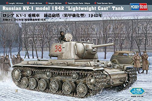 Russian KV -1 Model 1942 Lightweight Cast Tank детальное изображение Бронетехника 1/48 Бронетехника