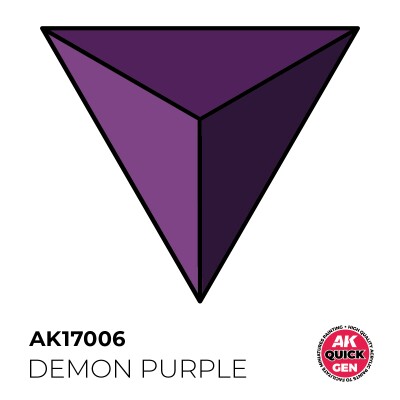 Акрилова фарба DEMON PURPLE / Пурпуровий демон QUICK GEN COLOR AK-interactive AK 17006 детальное изображение QUICK GEN COLOR Краски