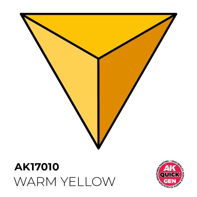 Акриловая краска WARM YELLOW / Теплый желтый QUICK GEN COLOR AK-interactive AK 17010 детальное изображение QUICK GEN COLOR Краски