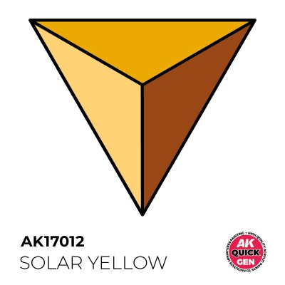 Акрилова фарба SOLAR YELLOW / Сонячно-жовтий QUICK GEN COLOR AK-interactive AK 17012 детальное изображение QUICK GEN COLOR Краски