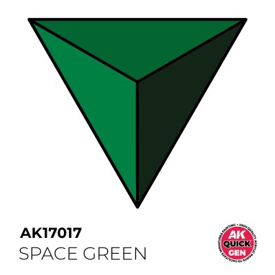 Акрилова фарба SPECTRAL GREEN / Зелений космос QUICK GEN COLOR AK-Interactive AK 17017 детальное изображение QUICK GEN COLOR Краски