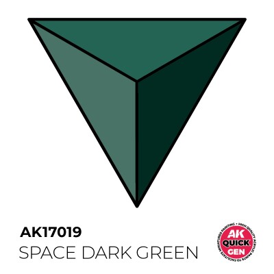 Acrylic paint SPACE DARK GREEN QUICK GEN COLOR AK-interactive AK 17019 детальное изображение QUICK GEN COLOR Краски