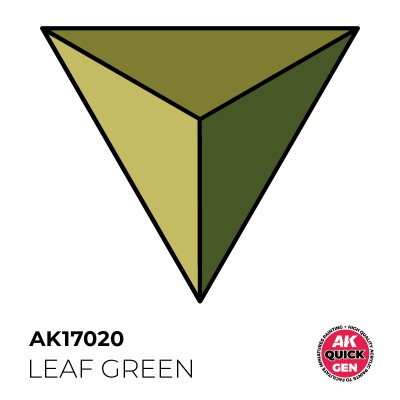 Acrylic paint LEAF GREEN QUICK GEN COLOR AK-interactive AK 17020 детальное изображение Акриловые краски Краски