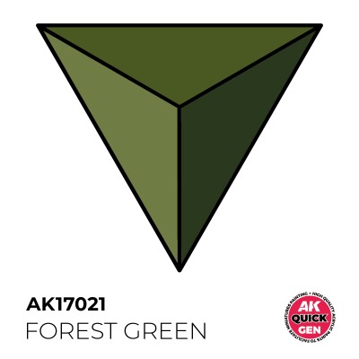 Акрилова фарба FOREST GREEN / Лісовий зелений QUICK GEN COLOR AK-interactive AK 17021 детальное изображение QUICK GEN COLOR Краски