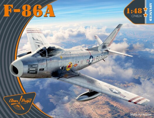 Збірна модель 1/48 Літак F-86A Clear Prop 4824 детальное изображение Самолеты 1/48 Самолеты