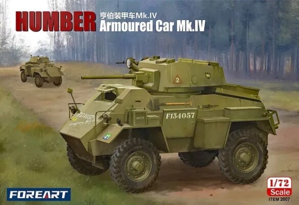Збірна модель 1/72 британський бронеавтомобіль Humber Mk.IV Foreart 2007 детальное изображение Автомобили 1/72 Автомобили