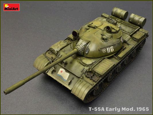 &gt;
  Т-55А ранньої
  модифікації 1965 детальное изображение Бронетехника 1/35 Бронетехника