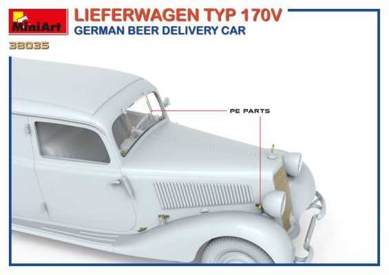 Немецкая Грузовая Машина Тип 170V для Доставки Пива детальное изображение Автомобили 1/35 Автомобили
