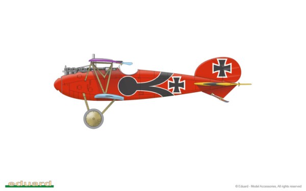 Scale model 1/72 Biplane Albatros D.V Eduard 7406 детальное изображение Самолеты 1/72 Самолеты