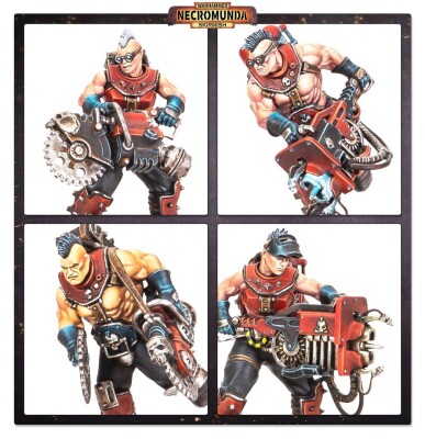 Ігровий набір Warhammer - NECROMUNDA: GOLIATH UNDERHIVE CREW детальное изображение Necromunda WARHAMMER 40,000
