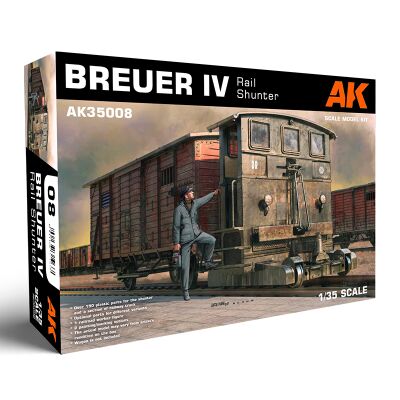 Assembly model 1/35 locomotive Breuer IV AK Interactive 35008 детальное изображение Железная дорога 1/35 Железная дорога