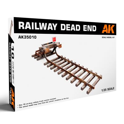 Збірна модель 1/35 залізничний глухий кут AK-interactive 35010 детальное изображение Железная дорога 1/35 Железная дорога