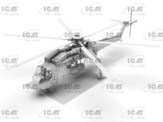 Scale model 1/35 M8A1 airfield cover USA ICM 53200 детальное изображение Наборы деталировки Диорамы