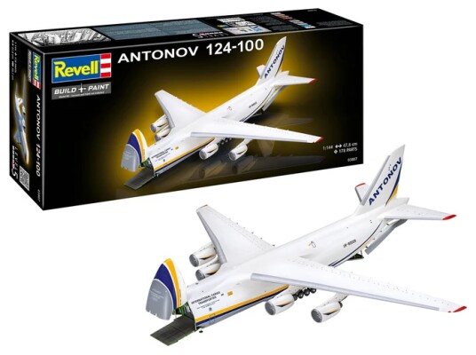 Збірна модель 1/144 літак Антонов АН-124 Руслан Revell 03807 детальное изображение Самолеты 1/144 Самолеты