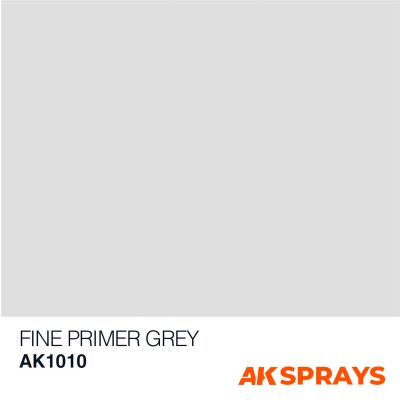 Fine Primer Grey - Spray 400ml (Includes 2 nozzles) / Грунт сірий в аерозолі 400мл детальное изображение Краска / грунт в аэрозоле Краски