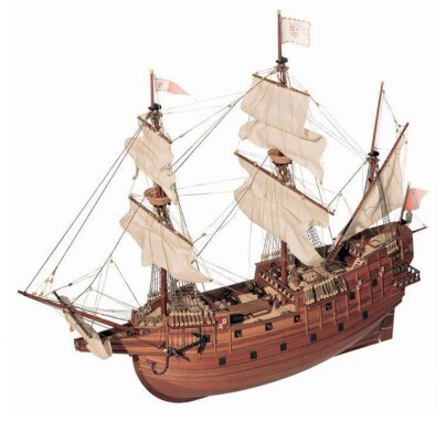 Scale wooden model 1/90 Galleon &quot;San Martin&quot; OcCre 13601 детальное изображение Корабли Модели из дерева