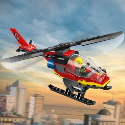 Constructor LEGO City Fire Rescue Helicopter 60411 детальное изображение City Lego