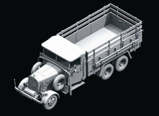 Typ LG3000, німецька армійська вантажівка ІІ СВ детальное изображение Автомобили 1/35 Автомобили